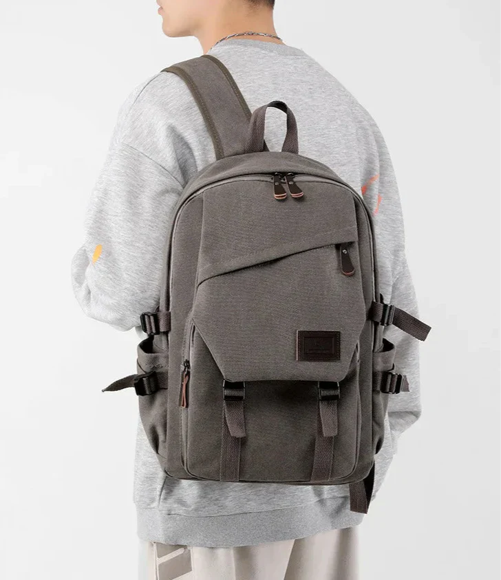 Journey-Ready Durable Canvas Backpack
