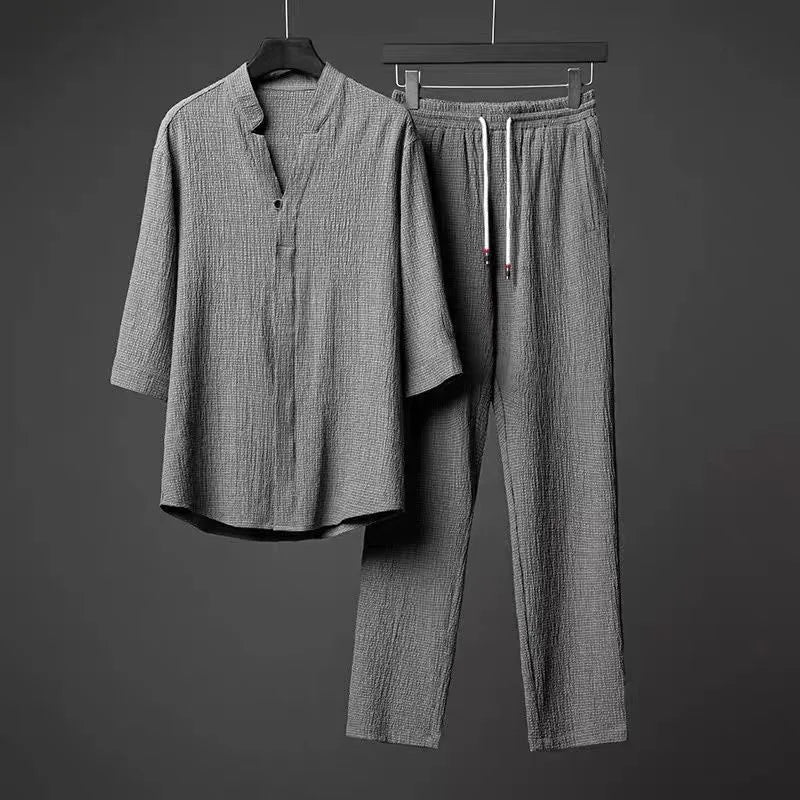Relaxed Linen Comfort Wear Set