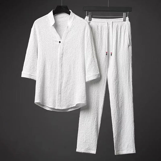 Relaxed Linen Comfort Wear Set