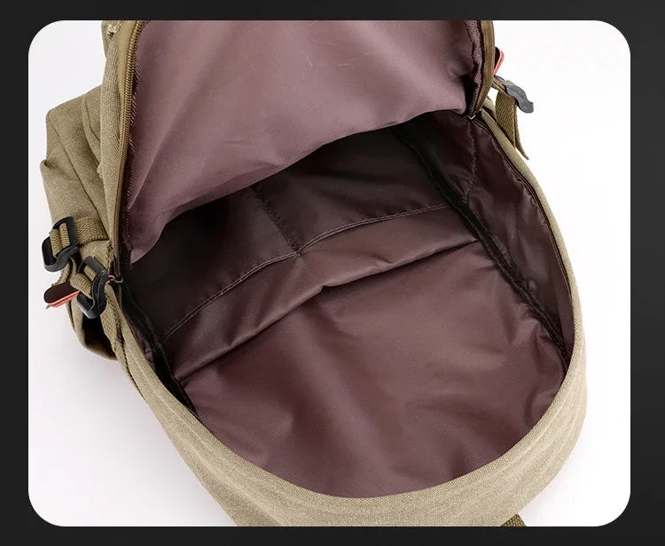 Journey-Ready Durable Canvas Backpack