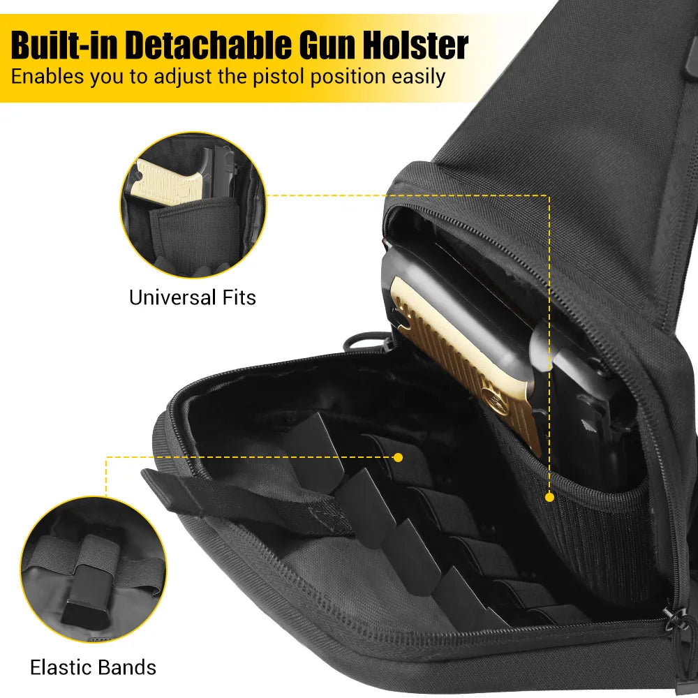 Quick Access Concealment Gun Bag