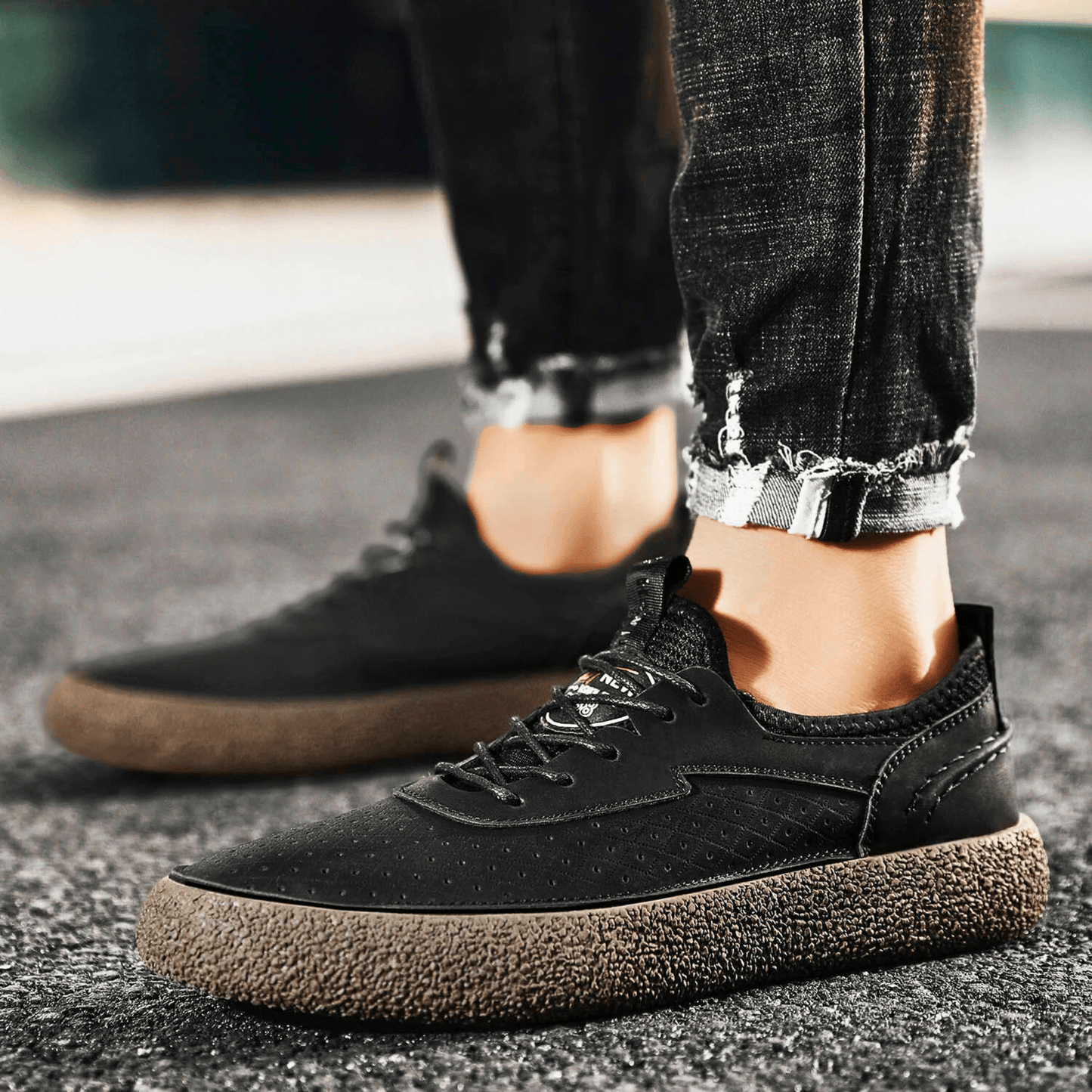 All-Day Comfort Leather Sneakers
