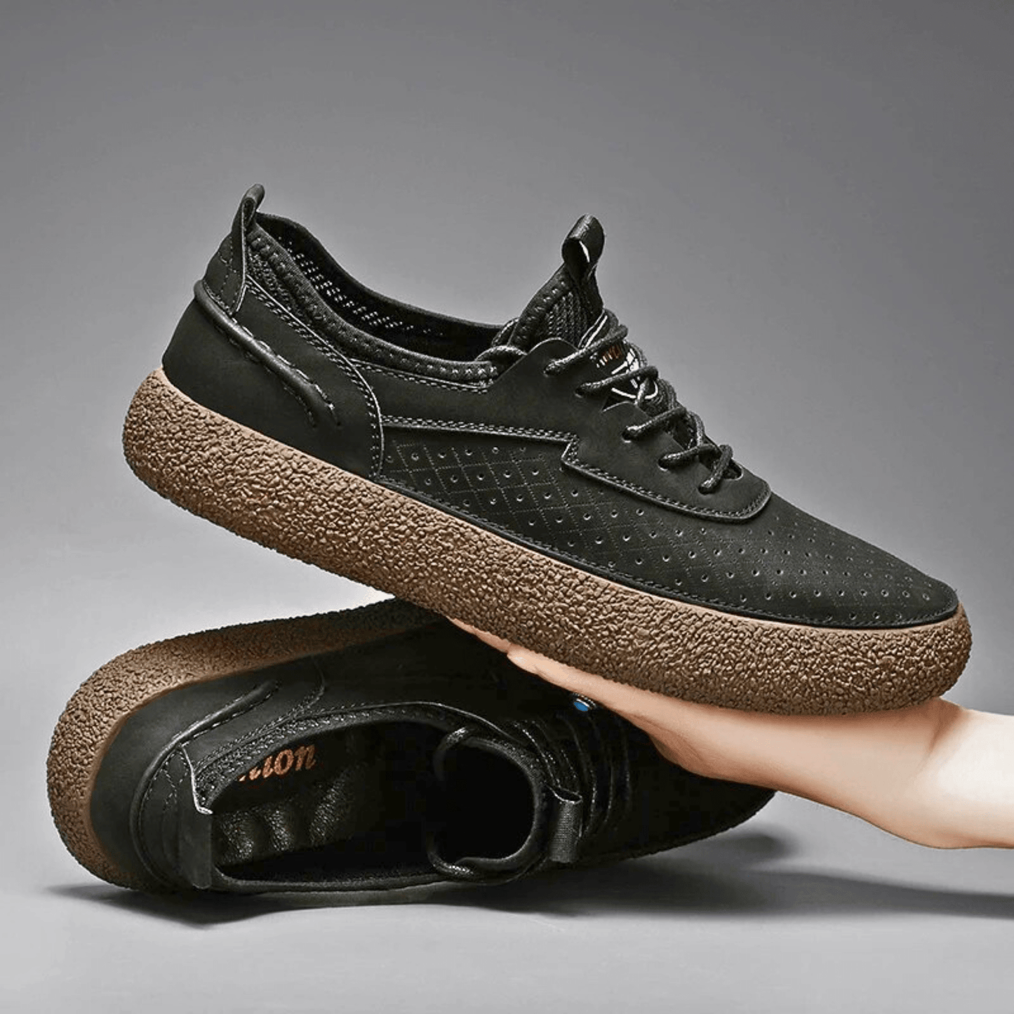 All-Day Comfort Leather Sneakers