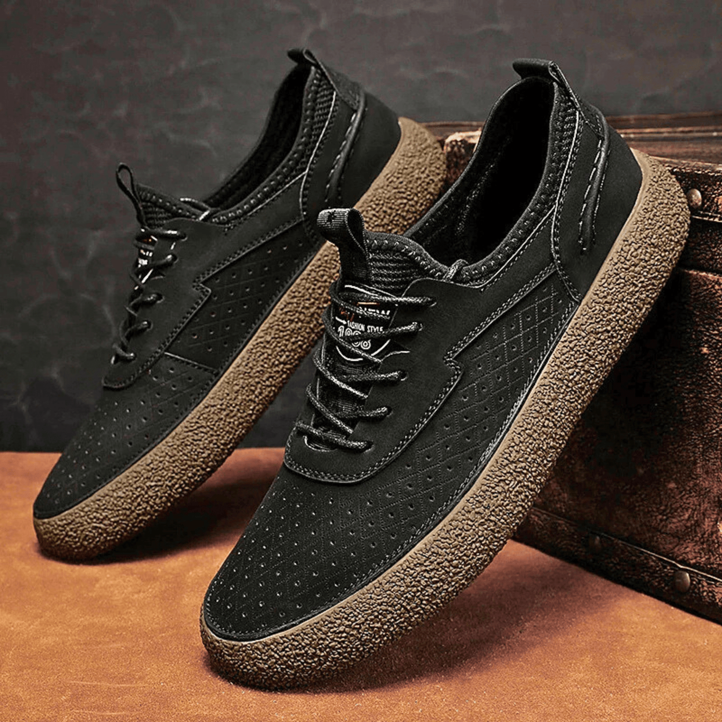 All-Day Comfort Leather Sneakers