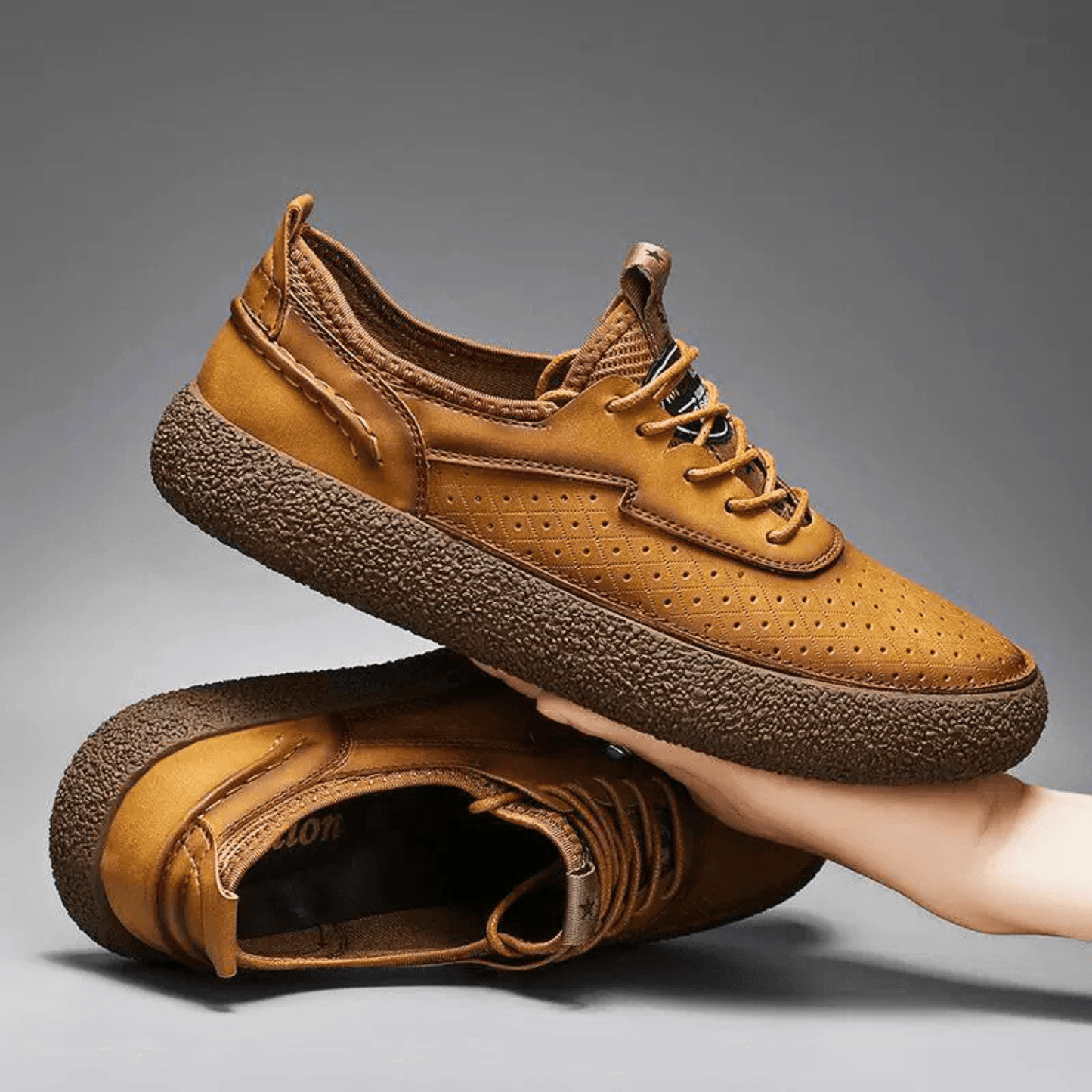 All-Day Comfort Leather Sneakers