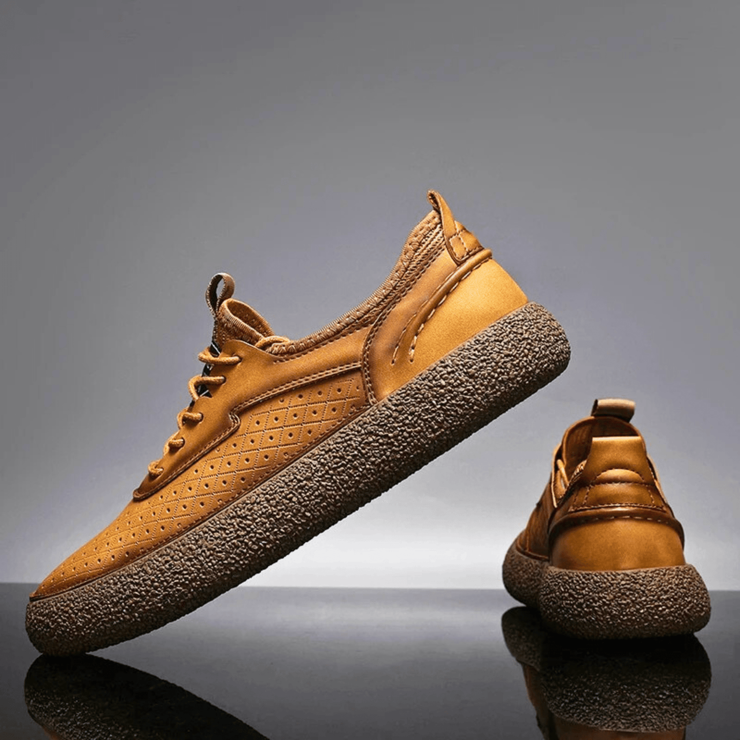 All-Day Comfort Leather Sneakers